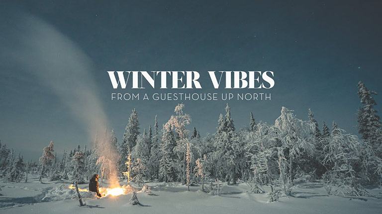 video voyage laponie winter vibes